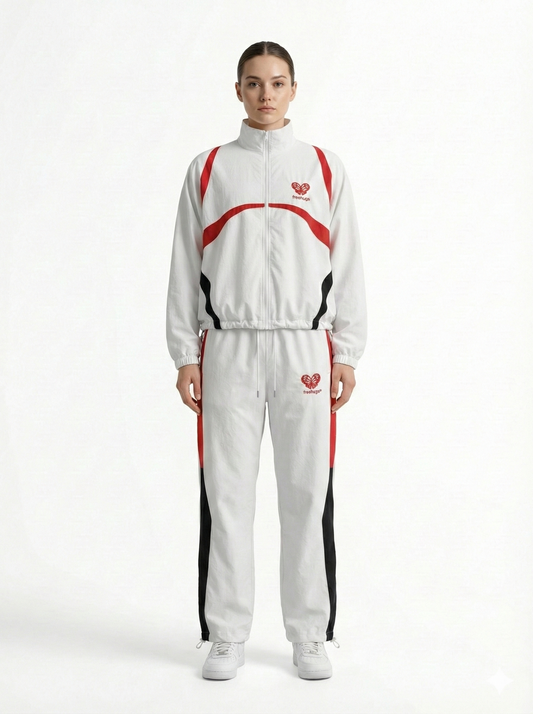 White Tech Tracksuit